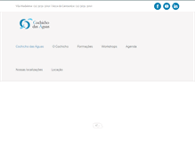 Tablet Screenshot of cochichodasaguas.com.br